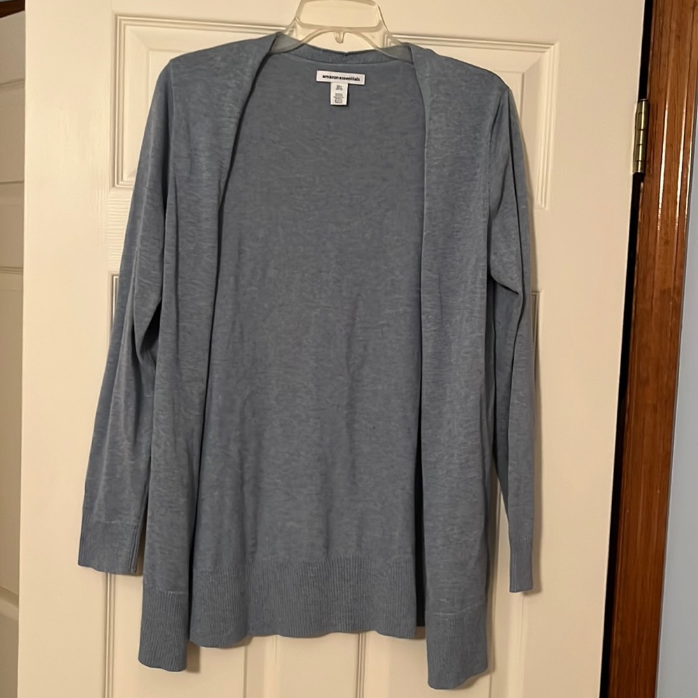 Light Blue Long Sleeve Cardigan